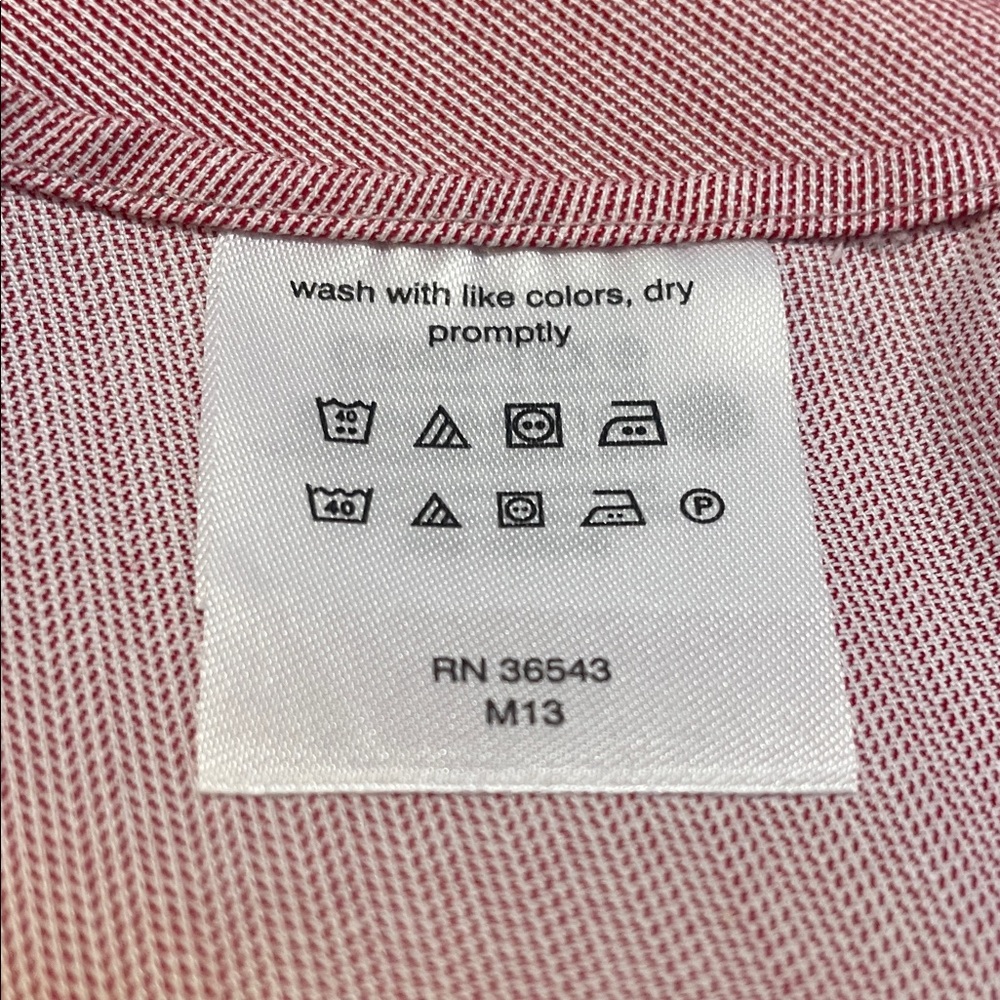 Calvin Klein Men's Light Red Dress Shirt - Picture 10 of 15